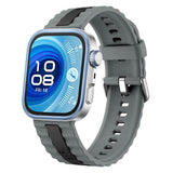 Huawei Watch Fit 5 Pro / 5 / 4 Pro / 4 / 3 EIDERWOOD Tvåfärgat Silikon Armband - Grå / Svart