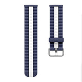Huawei Watch Fit 5 Pro / 5 / 4 Pro / 4 / 3 EIDERWOOD Tvåfärgat Silikon Armband - Blå / Vit