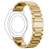 Huawei GT 4 / 5 (41mm) / 5 Pro (42mm) EIDERWOOD Metall Klockarmband - Guld