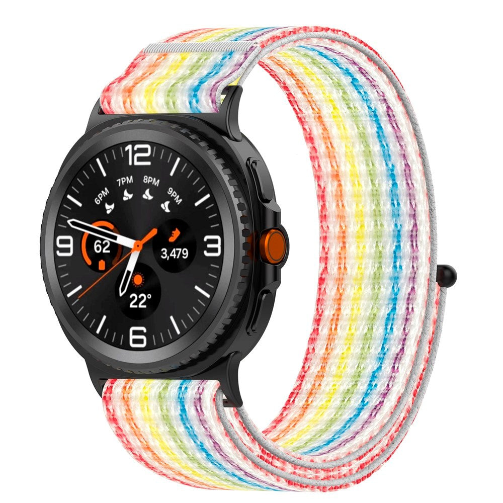 EIDERWOOD Samsung Galaxy Watch 8 / 8 Classic (40 / 44 / 46mm) Nylon Rem - Flerfärgad