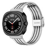 EIDERWOOD Samsung Galaxy Watch 8 / 8 Classic (40 / 44 / 46mm) Stål Rem - Silver / Svart