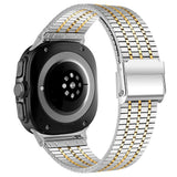 EIDERWOOD Samsung Galaxy Watch 8 / 8 Classic (40 / 44 / 46mm) Stål Rem - Silver / Guld