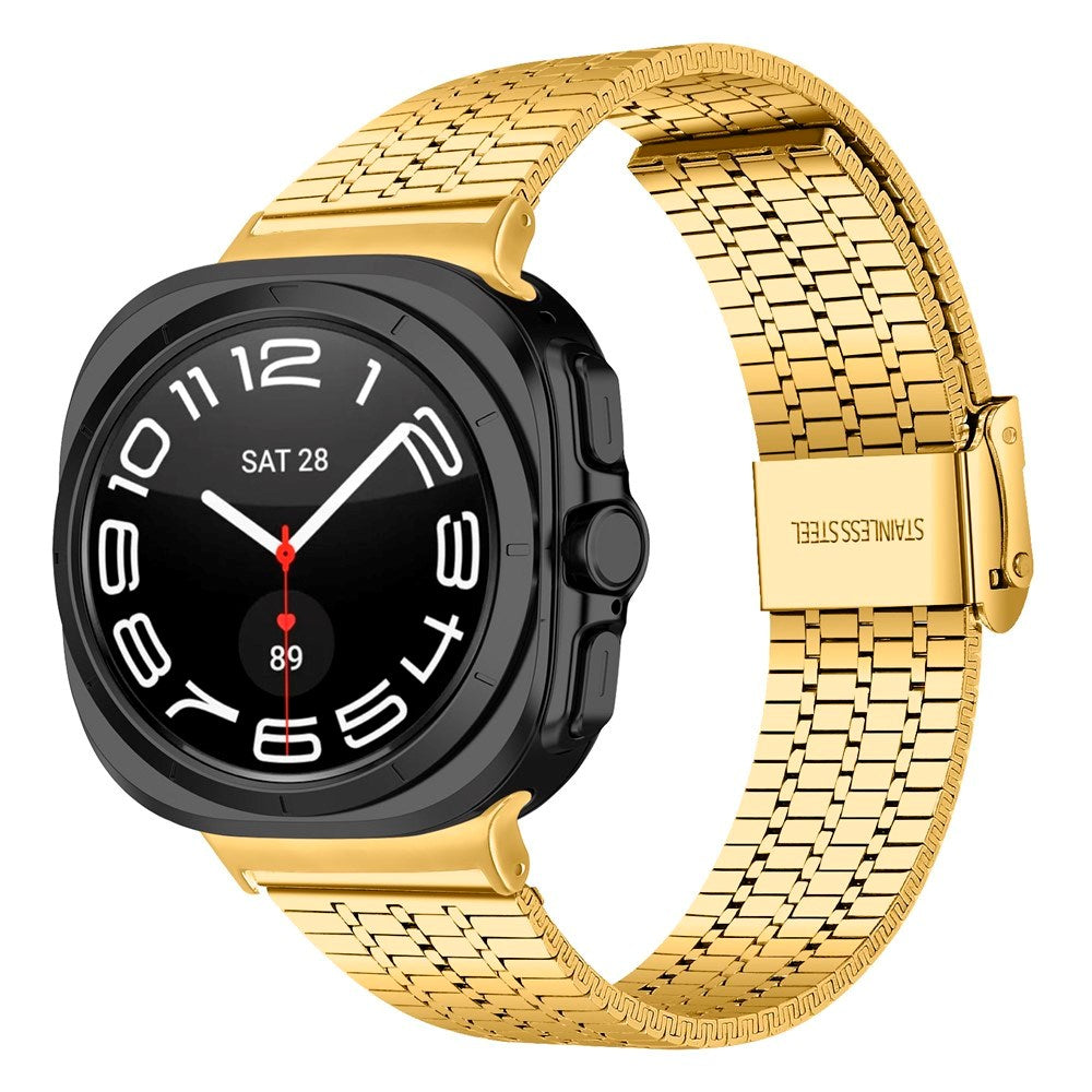 EIDERWOOD Samsung Galaxy Watch 8 / 8 Classic (40 / 44 / 46mm) Stål Rem - Guld