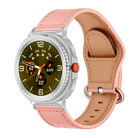 Samsung Galaxy Watch 8 / 8 Classic (40 / 44 / 46mm) Konstläder Rem - Rosa