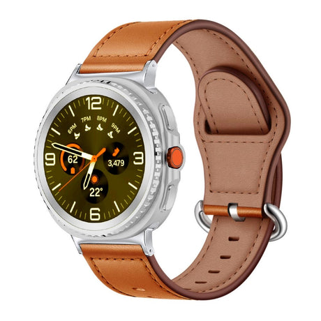 Samsung Galaxy Watch 8 / 8 Classic (40 / 44 / 46mm) Konstläder Rem - Brun