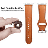 Samsung Galaxy Watch 8 / 8 Classic (40 / 44 / 46mm) Konstläder Rem - Brun
