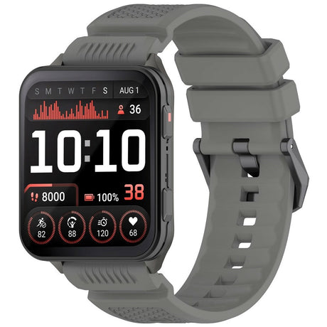 Garmin Venu X1 / Coros Nomad EIDERWOOD Silikon Rem - Grå