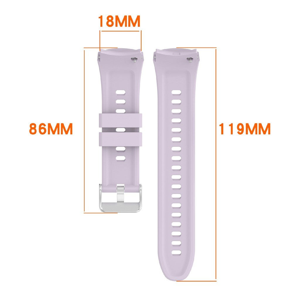 Huawei Watch 5 (42mm) EIDERWOOD Silikon Rem – Svart