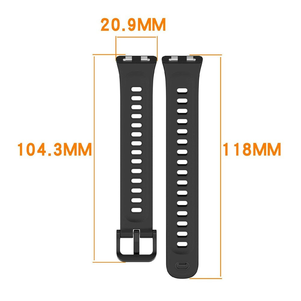 Huawei Band 11 / 11 Pro EIDERWOOD Silikonarmband - Ljusgrön