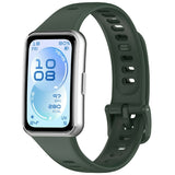 Huawei Band 11 / 11 Pro EIDERWOOD Silikonarmband - Mörkgrön