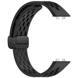 Huawei Band 11 / 11 Pro EIDERWOOD Perforerad Silikonrem - Svart
