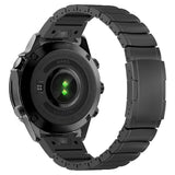 Universal Garmin 22mm QuickFit EIDERWOOD Titan Rem m. Färgad Silikon - Svart