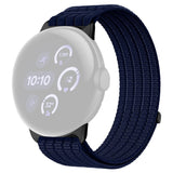 Google Pixel Watch 4 / 3 / 2 / 1 (41mm) EIDERWOOD Nylon Klockarmband – Mörkblå