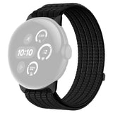 Google Pixel Watch 4 / 3 / 2 / 1 (41mm) EIDERWOOD Nylon Klockarmband – Svart