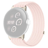 Google Pixel Watch 4 / 3 / 2 / 1 (41mm) EIDERWOOD Nylon Klockarmband – Rosa
