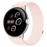 Google Pixel Watch 4 / 3 / 2 / 1 (41mm) EIDERWOOD Nylon Klockarmband – Rosa
