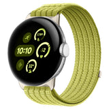 Google Pixel Watch 4 / 3 / 2 / 1 (41mm) EIDERWOOD Nylon Klockarmband – Grön