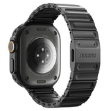 Apple Watch (42/44/SE/45/46/49mm) Aulumu C01 Titan Rem - Svart
