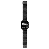 Apple Watch (42/44/SE/45/46/49mm) Aulumu C01 Titan Rem - Svart
