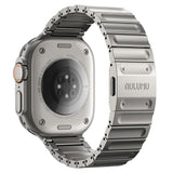 Apple Watch (42/44/SE/45/46/49mm) Aulumu C01 Titan Rem - Silver