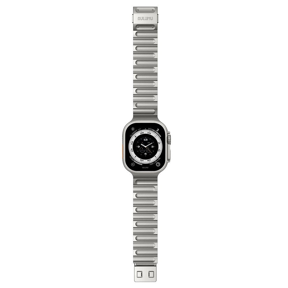Apple Watch (42/44/SE/45/46/49mm) Aulumu C01 Titan Rem - Silver
