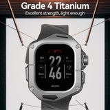 Apple Watch Ultra 4 / 3 / 2 / 1 (49mm) AULUMU Armband m. Titan - Svart