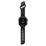 Apple Watch Ultra 4 / 3 / 2 / 1 (49mm) AULUMU Armband m. Inbyggt Plast Skal - Svart
