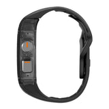 Apple Watch Ultra 4 / 3 / 2 / 1 (49mm) AULUMU Armband m. Inbyggt Plast Skal - Svart