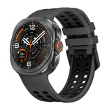Samsung Galaxy Watch Ultra 2 / Ultra (47mm) Silikon Armband m. Ventilationshål - Svart