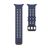 Samsung Galaxy Watch Ultra 2 / Ultra (47mm) Silikon Armband m. Ventilationshål - Blå / Svart