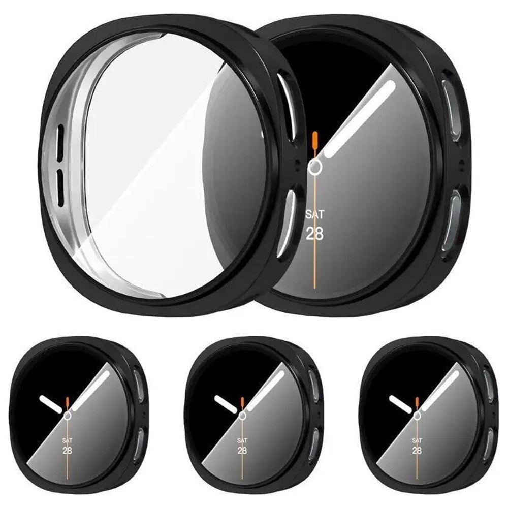 Samsung Galaxy Watch 8 / 9 (40mm) EIDERWOOD Rostfri Stål Klockarmband m. Plast Skal – Silver