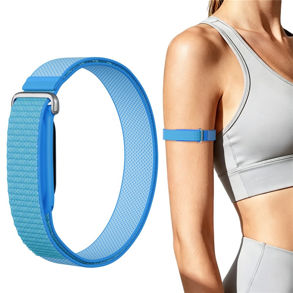 Google Fitbit Air EIDERWOOD Nylon Löpararmband - Blå