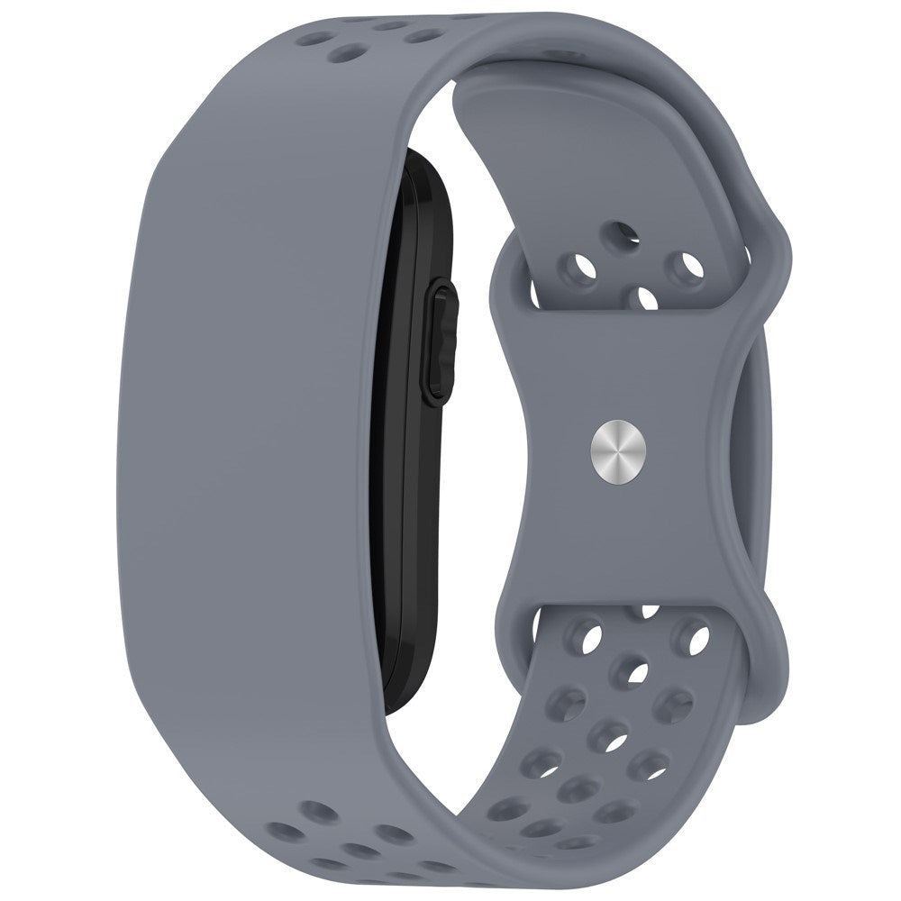 Garmin CIRQA Smart Band EIDERWOOD Silikon Armband m. Ventilationshål - Blågrå