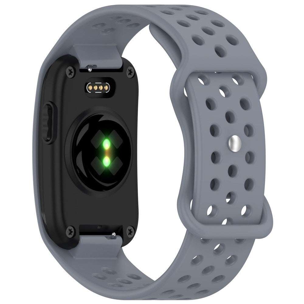 Garmin CIRQA Smart Band EIDERWOOD Silikon Armband m. Ventilationshål - Blågrå