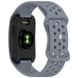 Garmin CIRQA Smart Band EIDERWOOD Silikon Armband m. Ventilationshål - Blågrå