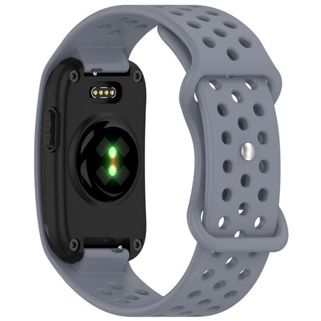 Garmin CIRQA Smart Band EIDERWOOD Silikon Armband m. Ventilationshål - Blågrå