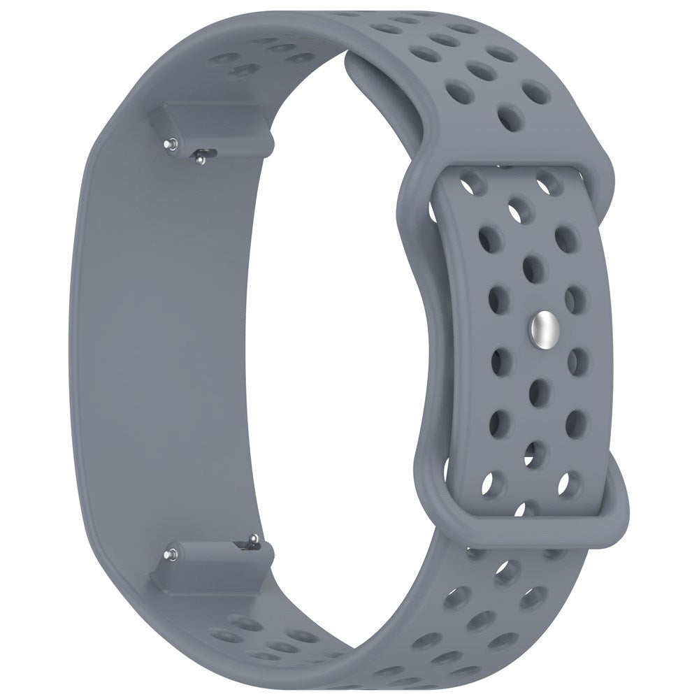 Garmin CIRQA Smart Band EIDERWOOD Silikon Armband m. Ventilationshål - Blågrå