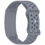 Garmin CIRQA Smart Band EIDERWOOD Silikon Armband m. Ventilationshål - Blågrå