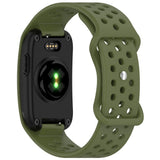 Garmin CIRQA Smart Band EIDERWOOD Silikon Armband m. Ventilationshål - Grön