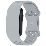 Garmin CIRQA Smart Band EIDERWOOD Silikon Armband m. Ventilationshål - Ljusgrå
