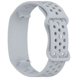 Garmin CIRQA Smart Band EIDERWOOD Silikon Armband m. Ventilationshål - Ljusgrå
