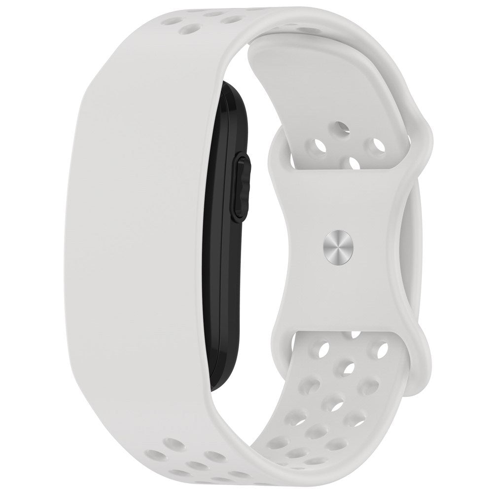 Garmin CIRQA Smart Band EIDERWOOD Silikon Armband m. Ventilationshål - Gråvit