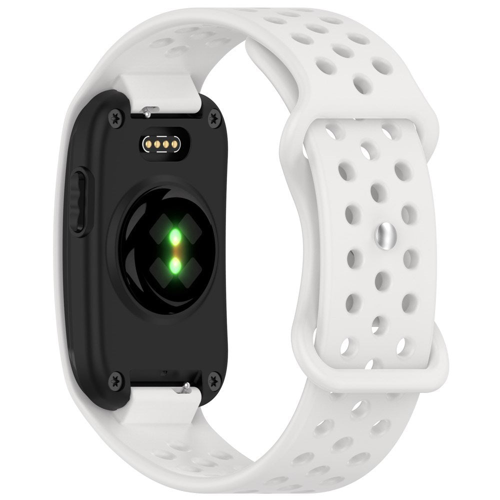 Garmin CIRQA Smart Band EIDERWOOD Silikon Armband m. Ventilationshål - Gråvit