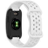 Garmin CIRQA Smart Band EIDERWOOD Silikon Armband m. Ventilationshål - Gråvit