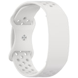 Garmin CIRQA Smart Band EIDERWOOD Silikon Armband m. Ventilationshål - Gråvit