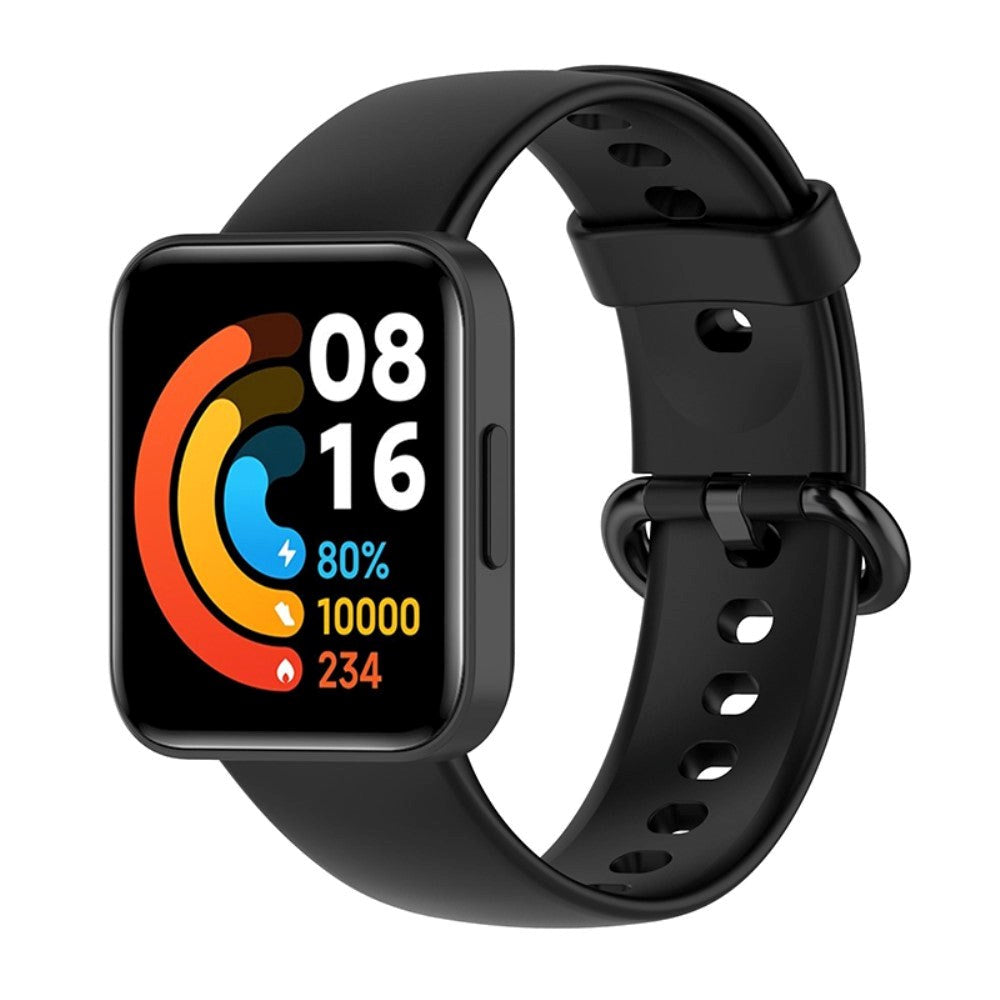 Xiaomi Redmi Watch 2 / 2 Lite Buckle Silicone Strap - Svart