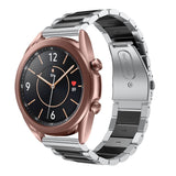 Universell Smartklocka (20mm) Rostfritt Stål Rem - Silver / Svart