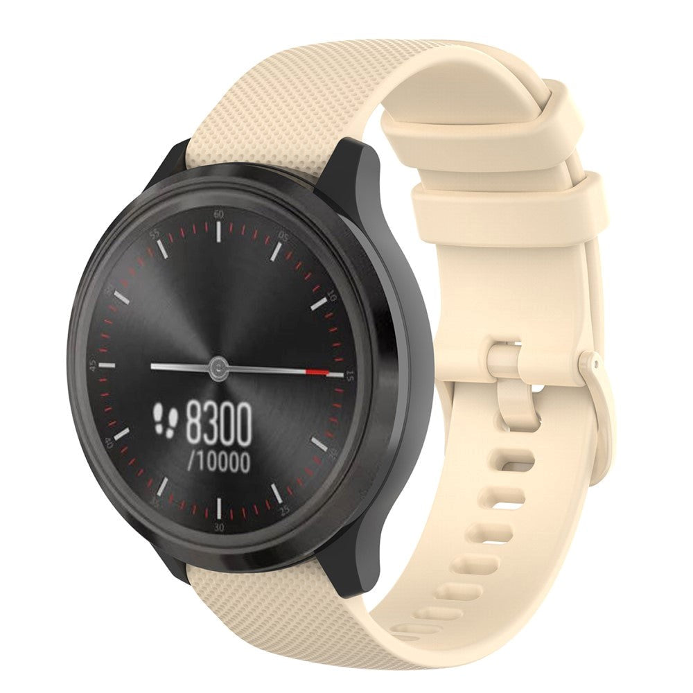 Smartwatch Universal Silikone Rem (20mm) - Beige