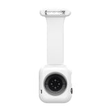 Apple Watch (38/40/SE/41/42mm) Silikonarmband för Sjuksköterskor -  Vit