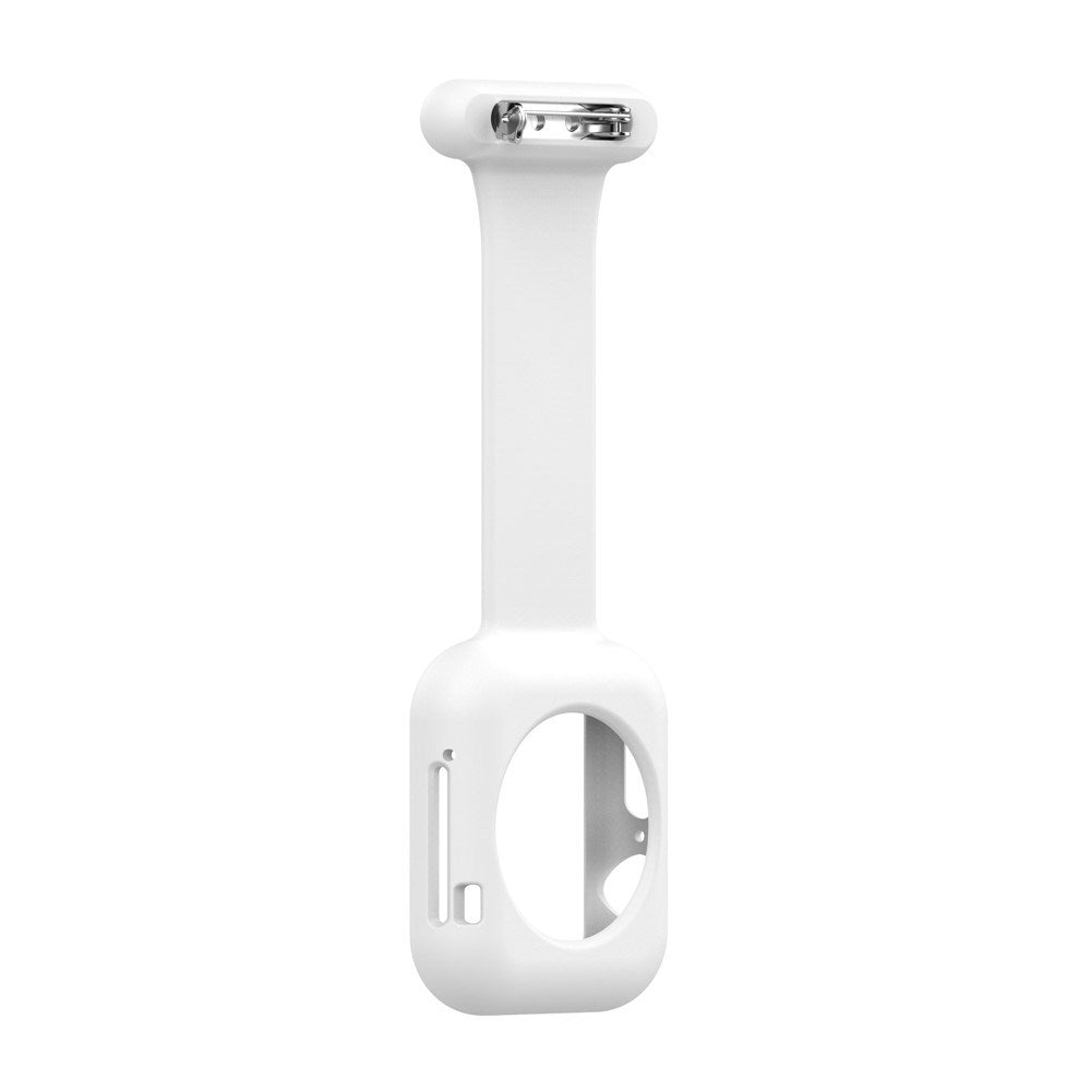Apple Watch (38/40/SE/41/42mm) Silikonarmband för Sjuksköterskor -  Vit